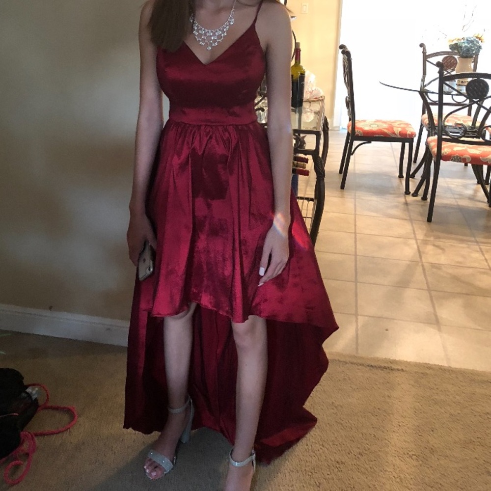 Red Prom Dress - Picture 2 of 7